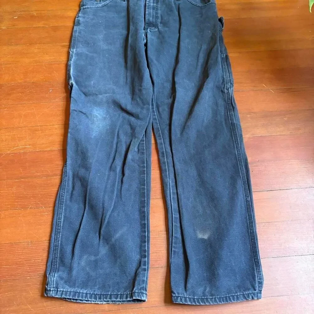 Dickies black cotton carpenter pants size 38x32